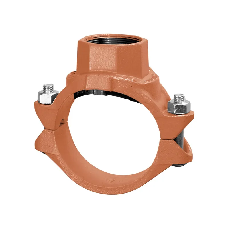 ANVIL GRUVLOK 0390171288 7045 Clamp-T FPT Branch Ductile Iron 4x2