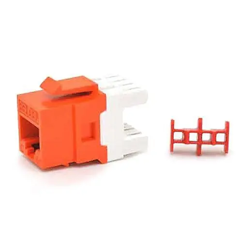 Belden AX104189 CAT6 Plus Modular Jack RJ45 KeyConnect Style Single Pack Orange