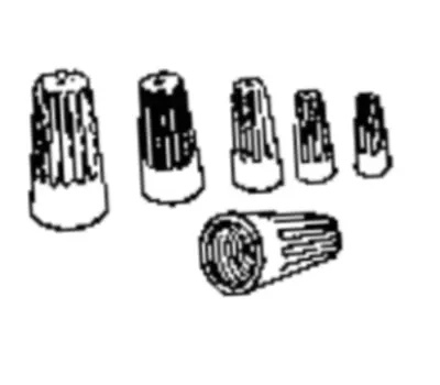 MA-LINE MA01021-1 Yellow Wire Connectors 18-10 AWG Pack of 25