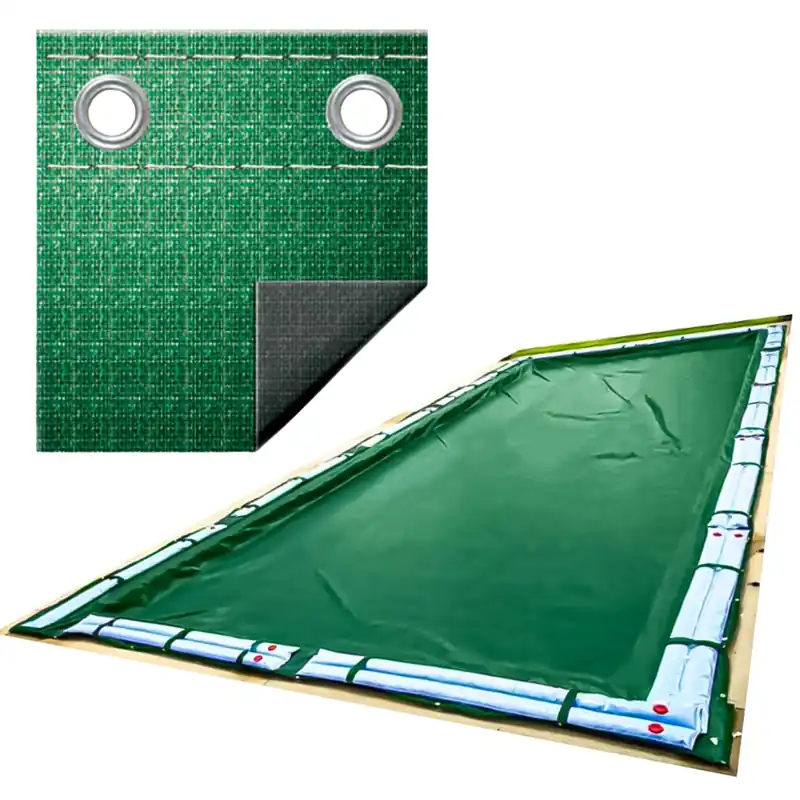 Swimline CO123555R Hydrotools Supreme Winter Pool Cover 35 X 55 FT Rectangle Green
