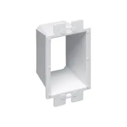 Arlington BE1 Box Extender 1-Gang Plastic White