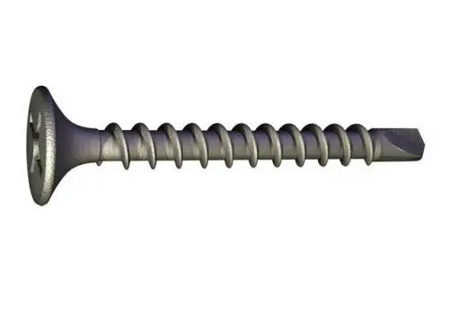 Grabber S12238Z 2 3/8 Plated Drywall Tek Scrw