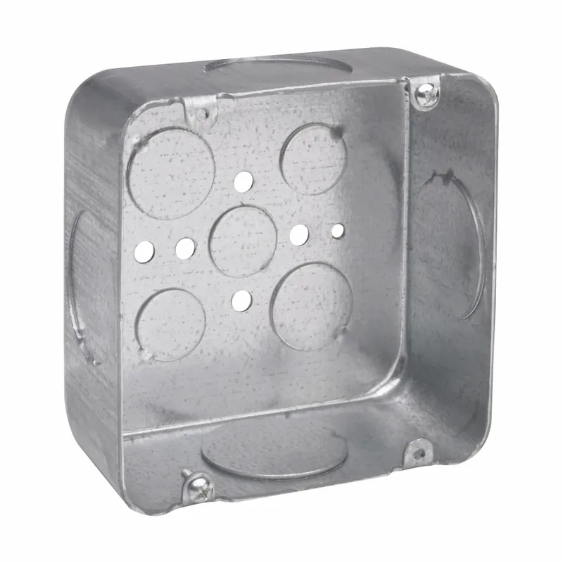 Crouse-Hinds TP562 Square Drawn Outlet Box 42 Cubic Inch Capacity