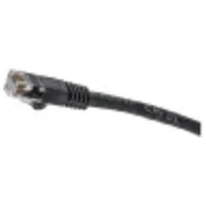 netSELECT NSC6BK03 Patch Cord PVC Black Cat 6 3 Ft. L Non-Shielded