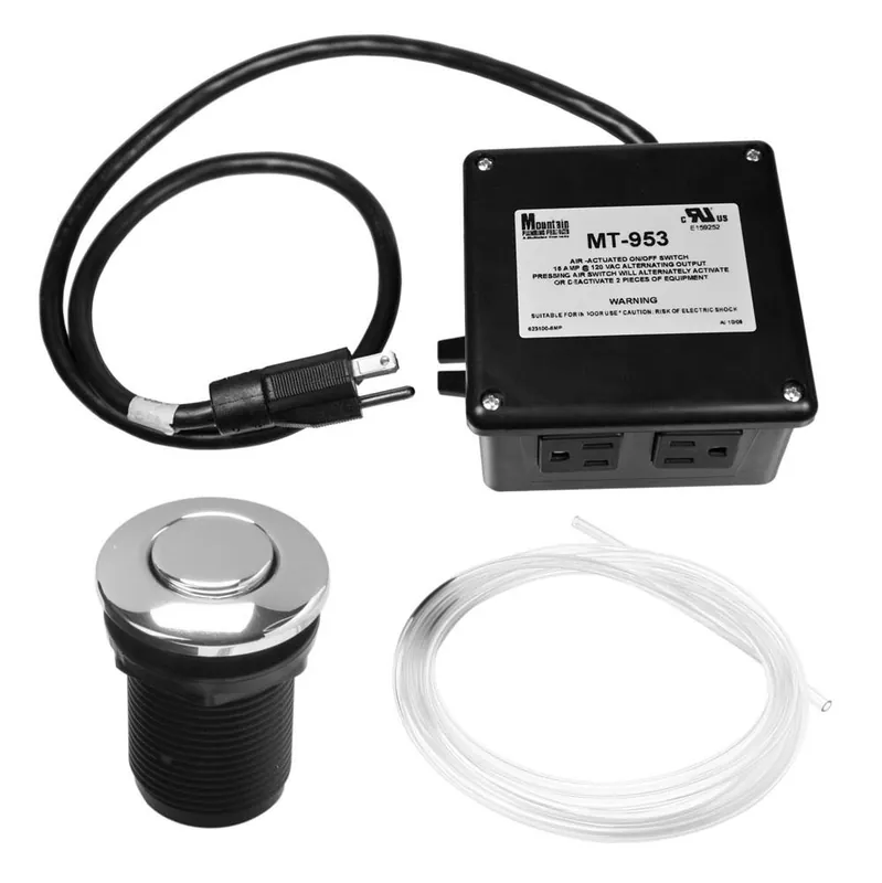 Mountain MT953/MB Garbage Disposer Switch With 3 Foot Cord