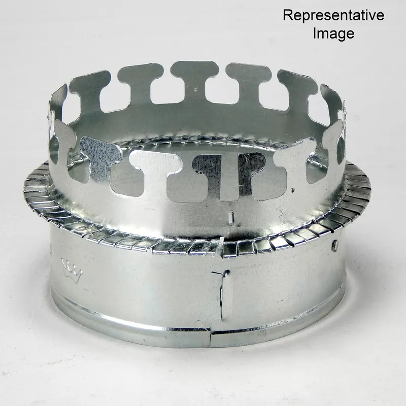 Crown Products 6165 5 Inch Ductboard Tab Lock Collar