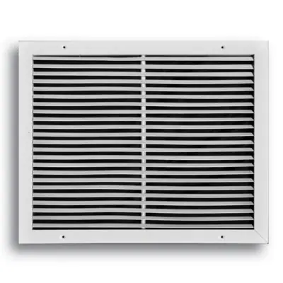 TRUaire 27030X24 30 x 24 Inch White Steel Fixed Bar Return Air Grille