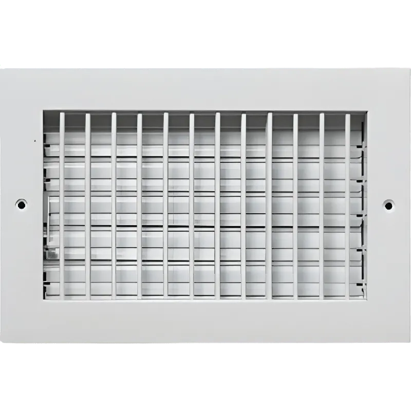 Metal-Fab ASCA146W Aluminum Adjustable Sidewall/Ceiling Register 14 inch x 6 inch