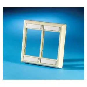 ORTRONICS 40300159-13 Series II Faceplate (dual gang) 0.75 deep