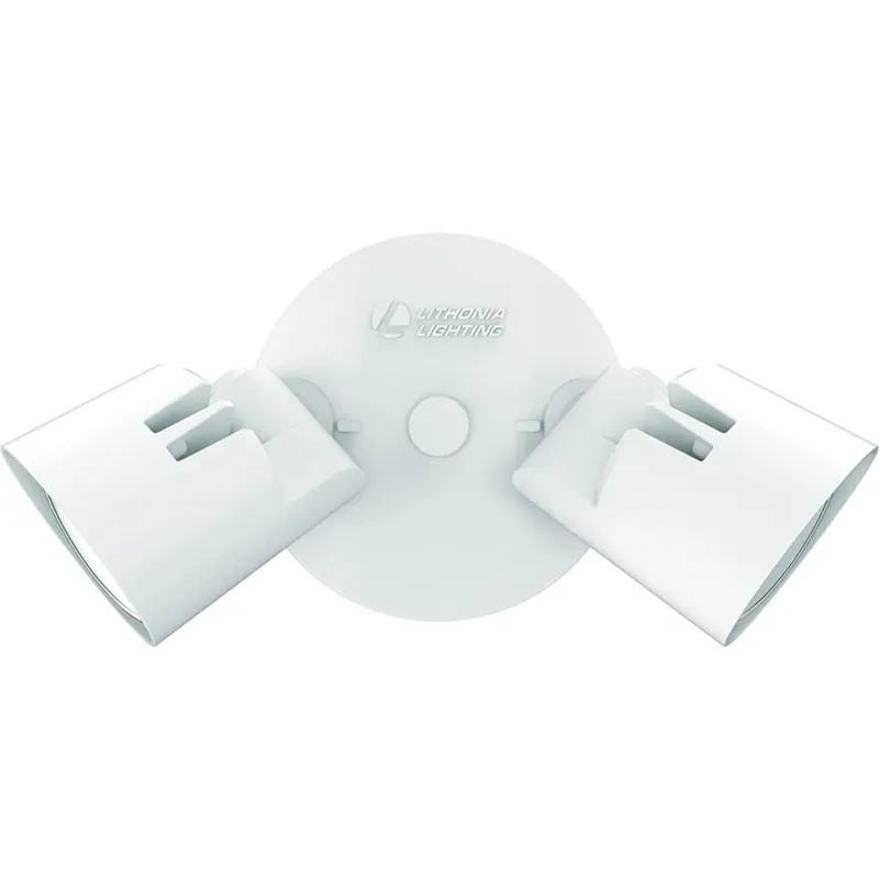 Acuity Brands Lighting HGXLED2RH40K120MOWHM2 Lithonia Lighting Contour 2 Head Flood Light LED Lamp 120 VAC