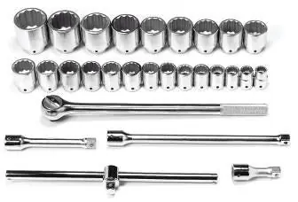 BLACKHAWK 428-BS 28pc 3/4 Drive 12pt Socket Set