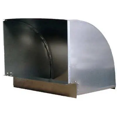 Lukjan DX210808 DX21 (307) Duct Vertical Elbow, 90 Degrees, 8 x 8