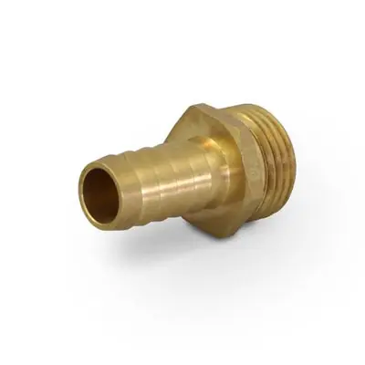EverFlow G40-5834-NL Hose Barb x Male Hose Adapter Lead Free Brass