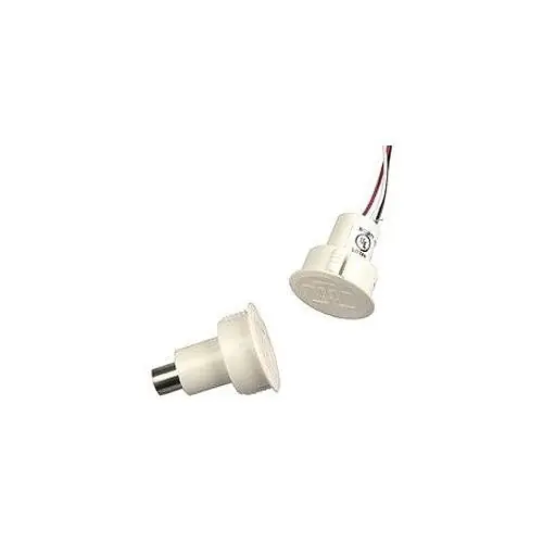 Edwards Signaling 1076-M Recessed Steel Door Magnetic Contact with Wire Leads 1 Diameter SPDT