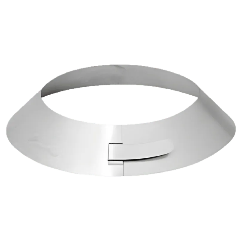 Metal-Fab 3CGVSC CorrGuard Superferritic Stainless Steel Double Wall Direct-Vent Strom Collor, 3 inch I.D. x 5 inch O.D.