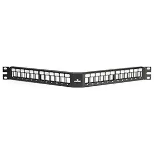 QuickPort 49256-H24 QuickPort® Angled Patch Panel 24-Port 1 RU