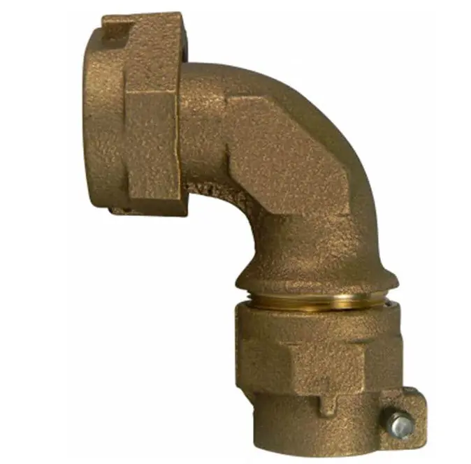 A Y McDonald 5120-156 74783S-22 3/4X3/4 Quarter Bend Meter X CTS-NL