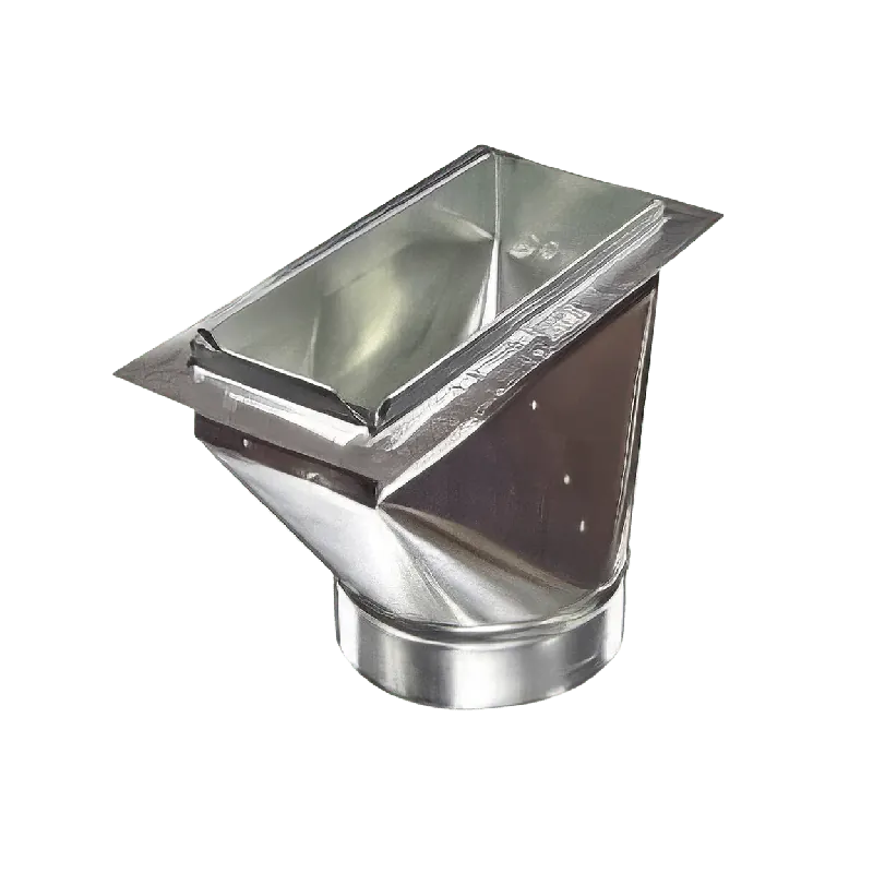 Gray Metal South 241F-6148 6 Inch x 14 Inch x 8 Inch Flanged Ceiling Box, 30 ga.