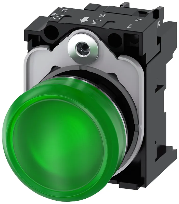 Siemens 3SU1152-6AA40-1AA0 Indicator Light 24V AC/DC 22mm