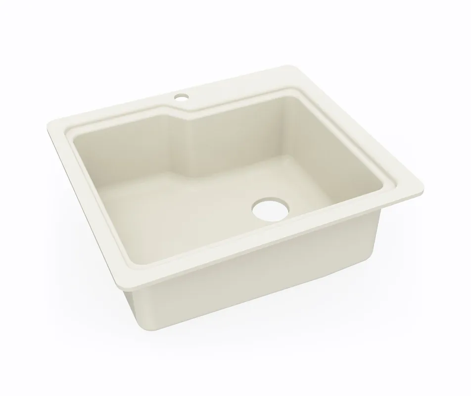 Swan Surfaces KS02522SB.037 Sink 25x22 1HL SGL BWL KSSB-2522