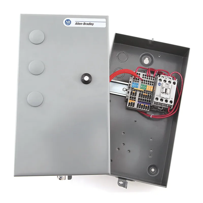 Rockwell Automation 109-C09FDE1P Motor Control IEC Non-Reversing Starter Enclosed Style 9 Amp 110V 50Hz 120V 60Hz