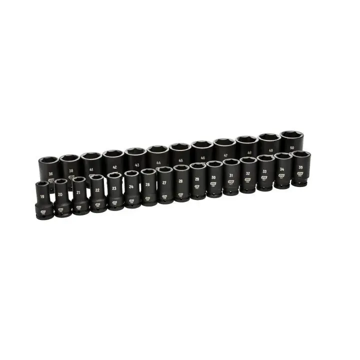 GEARWRENCH 84033 Impact Socket Set 3/4 in Dr 28-Pc Deep Length