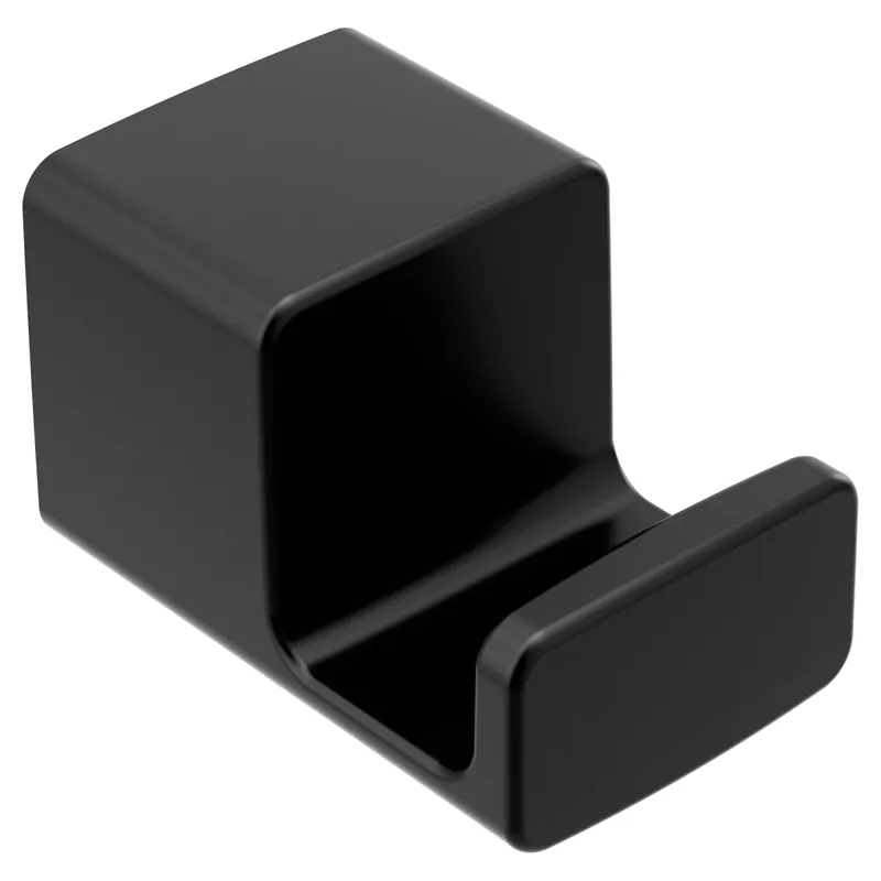 Moen YB8803BL 90 Degree Matte Black Single Robe Hook