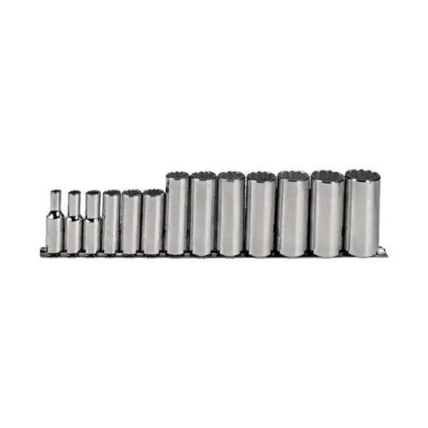 Proto J52112 TorquePlus Deep Socket Set 3/8 in Drive ASME B107.1