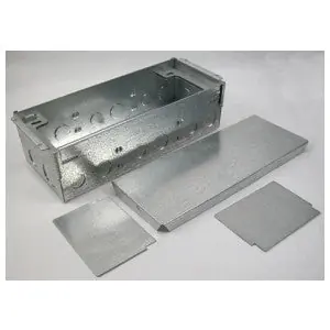 Wiremold 880W3 Steel Wood Floor Box 3-Gang 880 Series