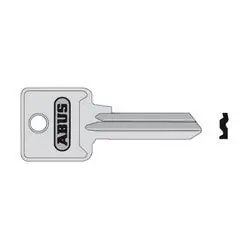 ABUS 85/40KBL90420 Key Blank, Left Hand, For 24, 26, 36, 60, 70, 85/40 Series Padlock