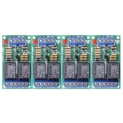 ELK Products ELK-9244 Sensitive Relay DPDT 12 or 24V DC Four Modules
