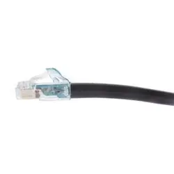 COMMSCOPE CPCSSX2-01F020 GigaSPEED X10D 360GS10E Solid Cordage Modular Patch Cord, Black Jacket, 20 FT