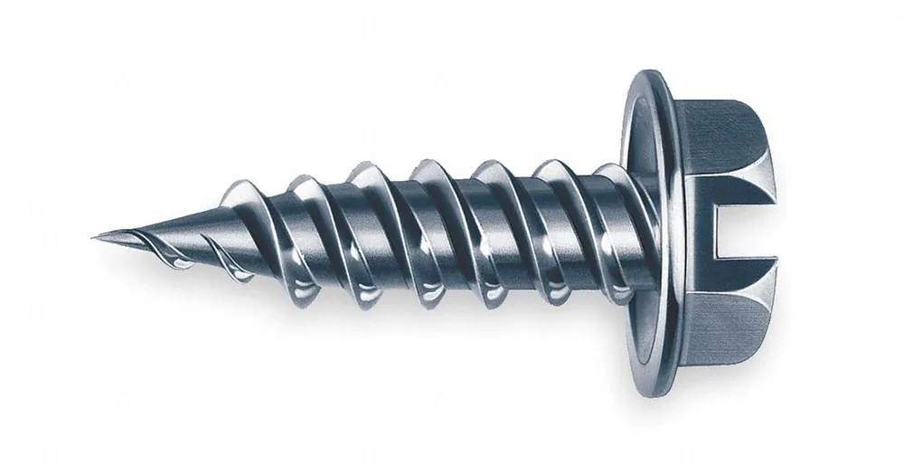 MALCO HW8X3/4Z1M Zip-In Self-Piercing Sheet Metal Screw, 10,000 Pack