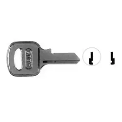 ABUS 55/40KBR90150 Key Blank for 55/40, 54TI/40 and 54TI/40HB63 Series Padlock