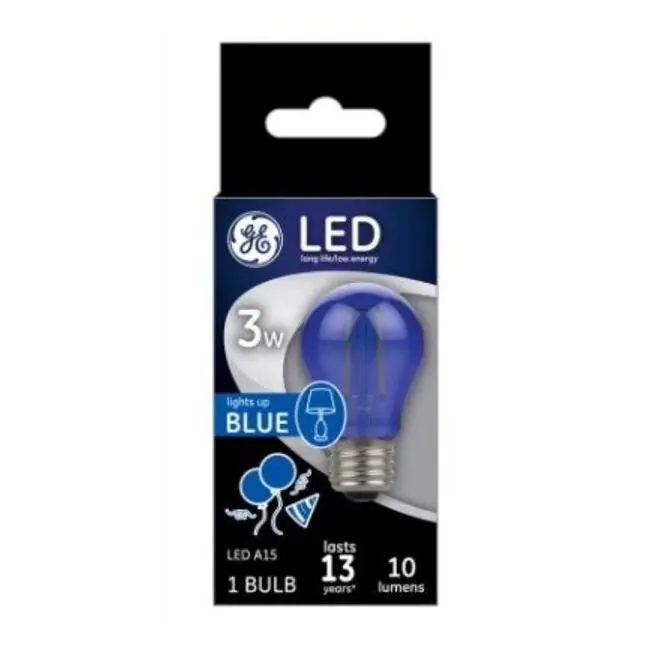TRUE VALUE TV258464 GE3W BLU A15 Party Bulb