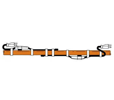 EasyHeat AHB115 15 ft. 120 v ac 105W Water Pipe Heating Cable