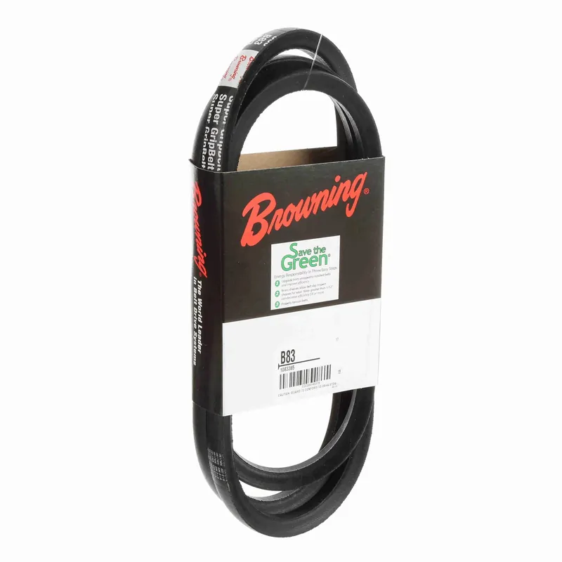 Browning 1083385 B83 Gripbelt V-Belt Standard 86 inches Replacement B83