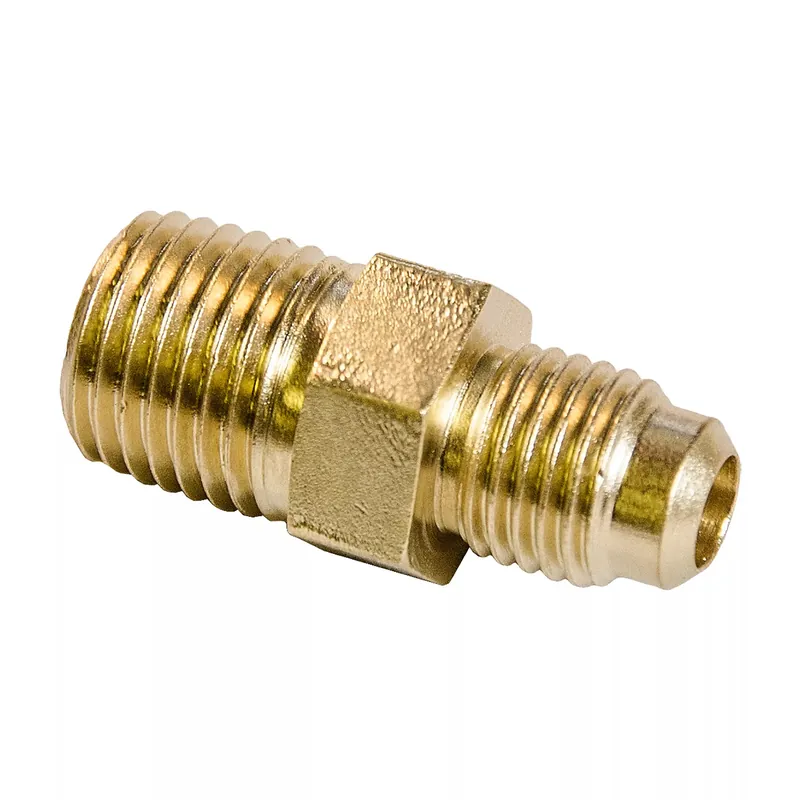 BesTech BT1414 Male Flare x MPT Body Access Fitting 1/4 inch Size 2 Pack