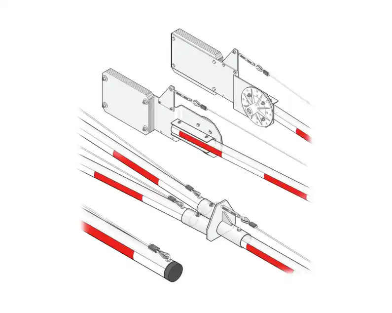 DOOR KING 1602-164 3-piece Aluminum Arm Assembly For 1602 MUTCD Compliant