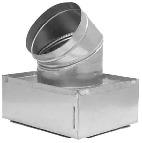 Cody 651666 Insulated Register Box, 6 in L x 6 in W, Steel