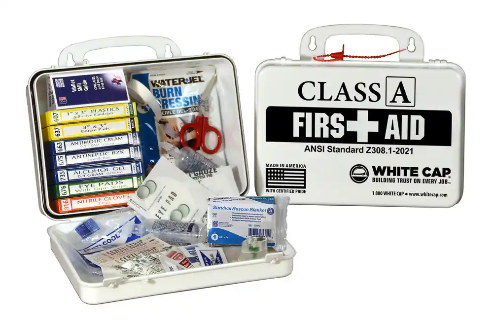 CERTIFIED SAFETY MFG. K622007 Class A Poly White ANSI Z308.12021 First Aid Kit