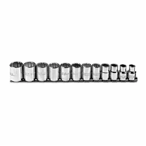 Proto J52216 TorquePlus Socket Set 3/8 in Drive 12 Pieces ASME B107.5M