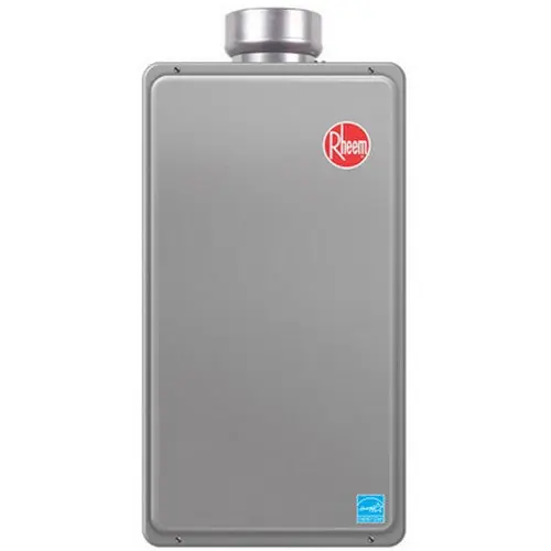 Rheem RTG-84DVLP Mid-Efficiency Tankless LP Gas Water Heater, Indoor, Direct Vent, 11000 - 180000 BTU/H