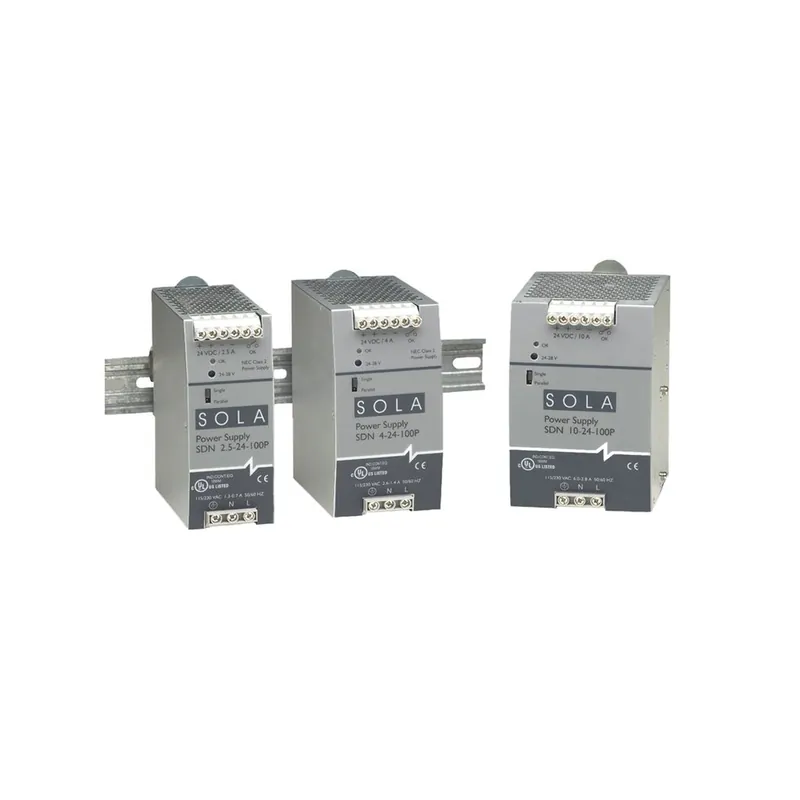 SolaHD SDN10-24-100P DIN Rail Power Supply Output: 24Vdc, 10A (240W)