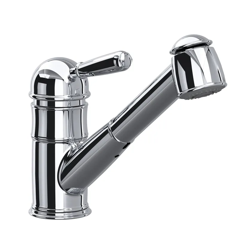 Rohl R77V3APC 1983 Single Handle Pull Out Kitchen Faucet in Polished Chrome