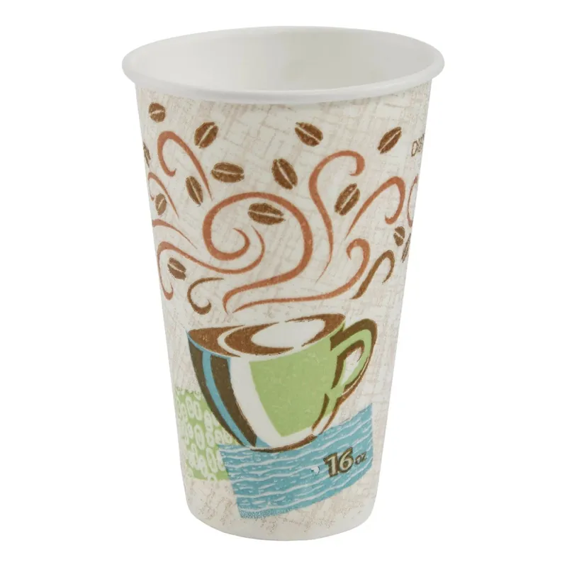 DIXIE 5356CD PerfecTouch 16 Oz Insulated Paper Hot Cups
