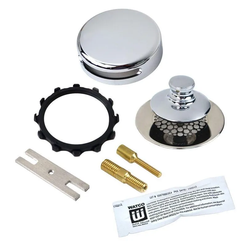 Watco 948700-PP-CP-G-2P-C NuFit Drain Trim Kit in Chrome Plated