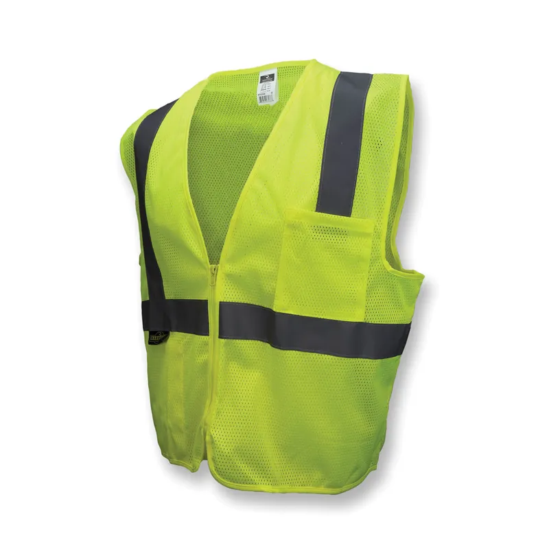 Radians RADIA-SV2ZGM-2X Economy Safety Vest 2XL Hi-Viz Green