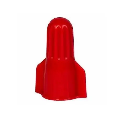 3M 076308-92605 Secure Grip Twist On Wire Connector, Winged Shell, 18 to 8 AWG Copper Wire, Polypropylene/Spring Steel