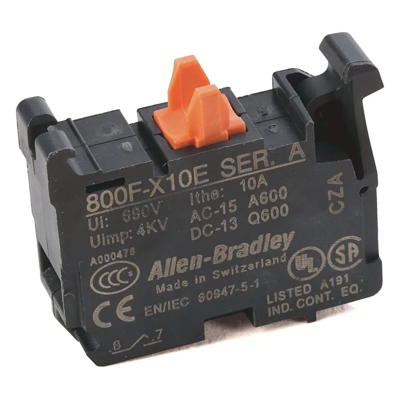 Rockwell Automation 800F-X10E Push Button Contact Block